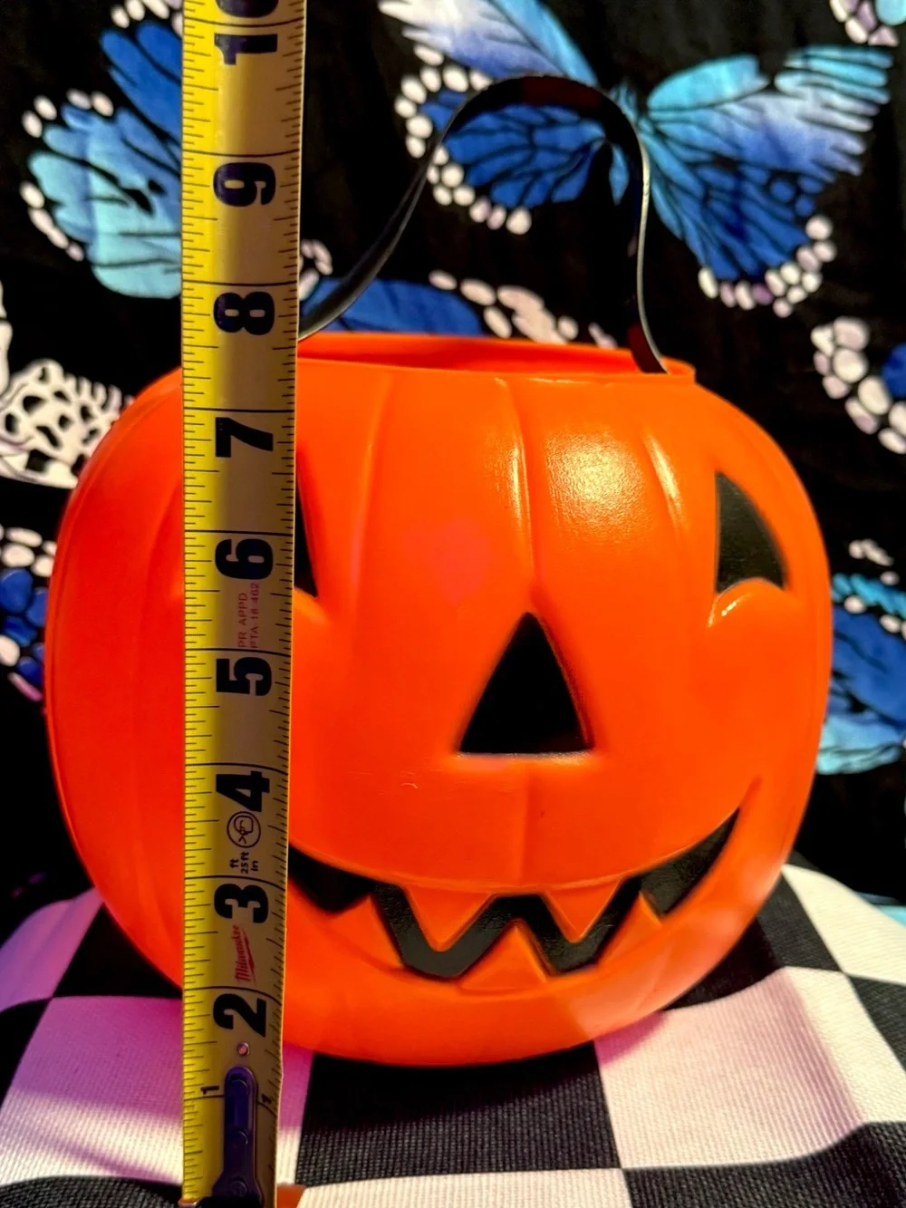 Vintage Empire Orange Halloween Jack O Lantern Blow Mold